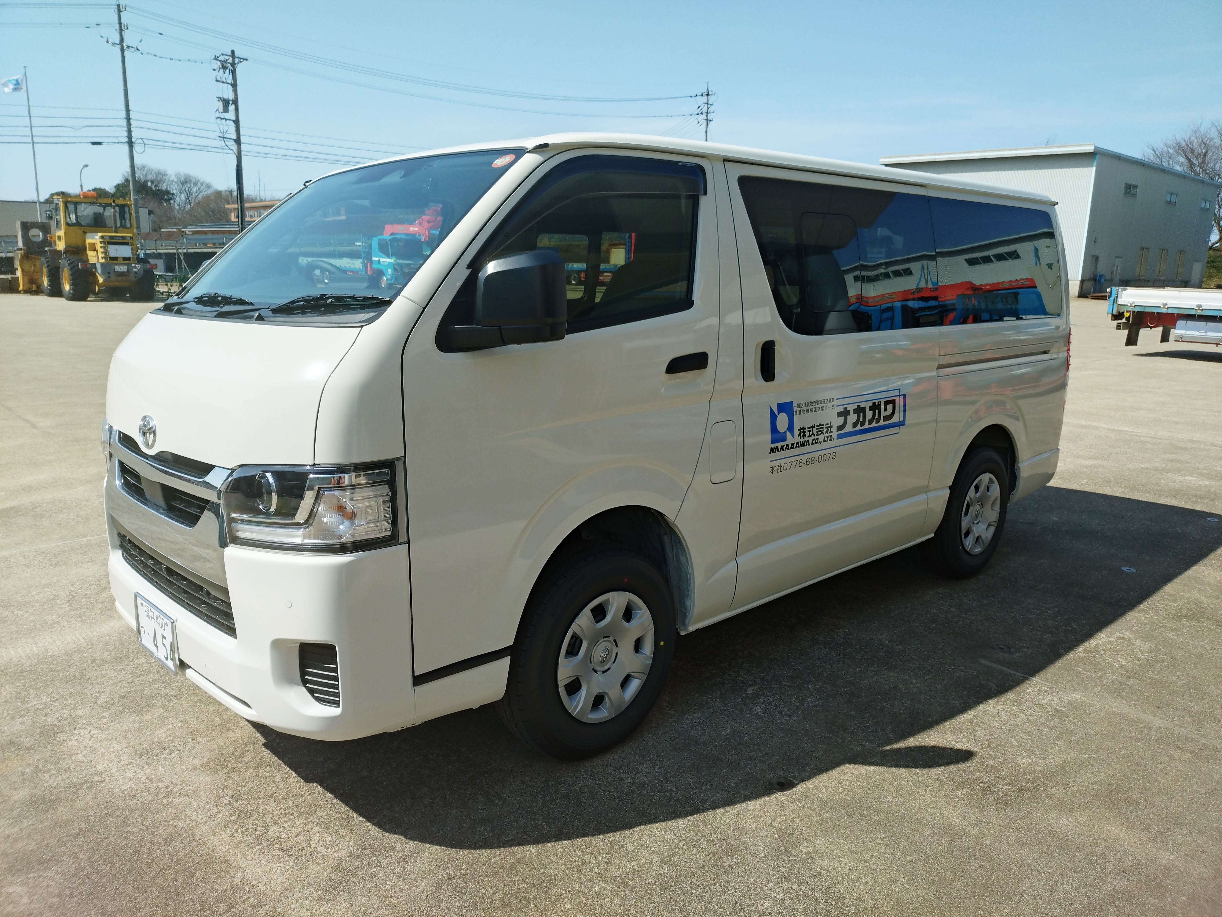 新車ハイエース納車